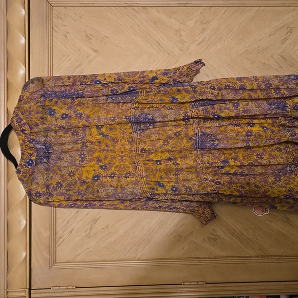 Anthropologie The Marais Printed Chiffon Dress. Multicolored. Size Small. NWOT. - Picture 15 of 15